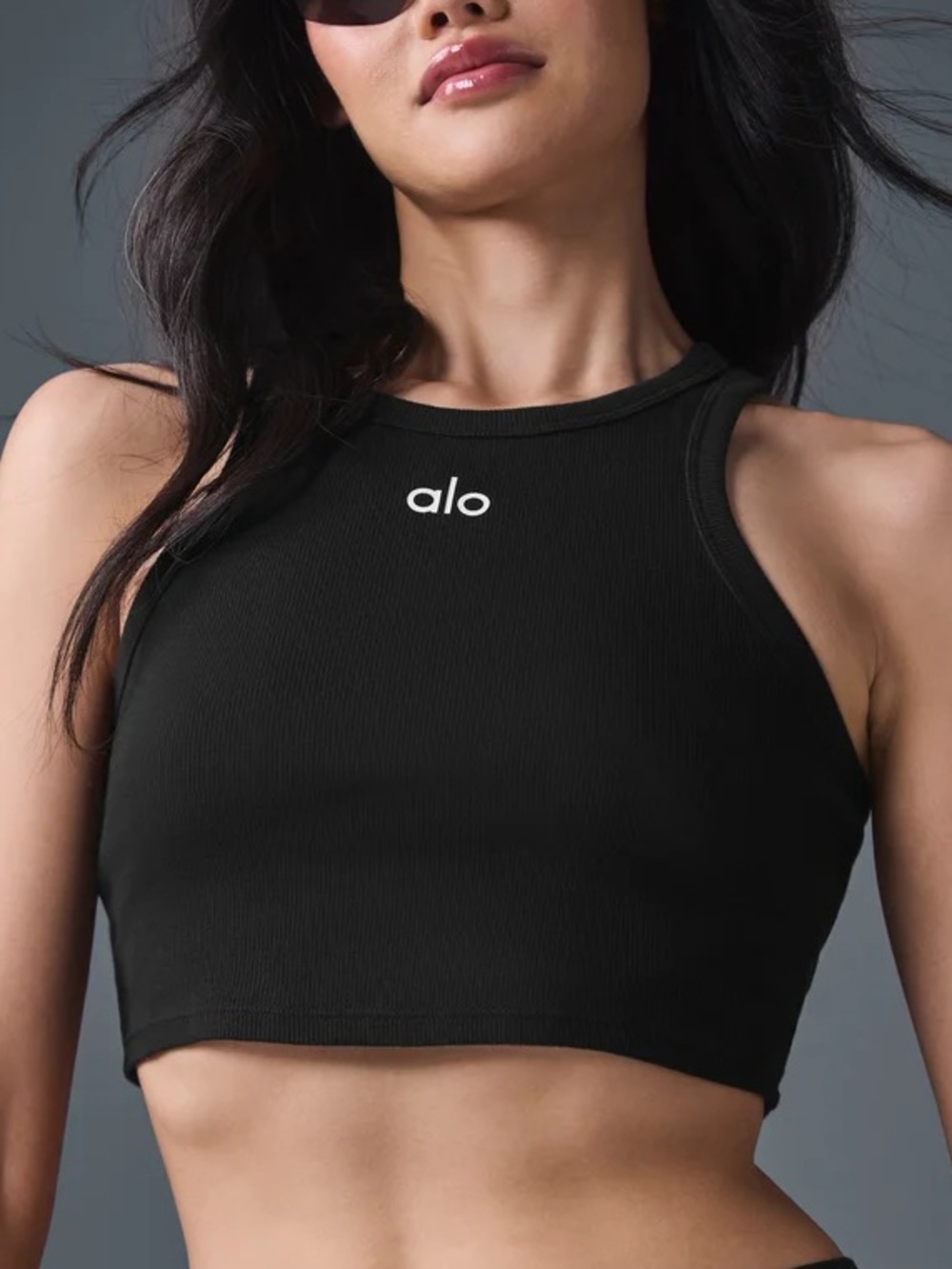 Alo Yoga Aspire Tank Top Black Sizes (XS-L)